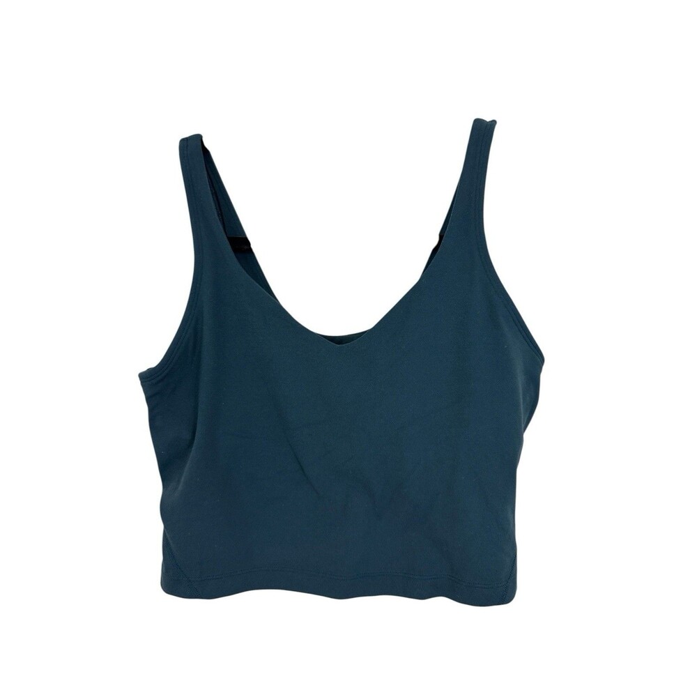 Lululemon Sports Bra Sz 4 Built In Support Green